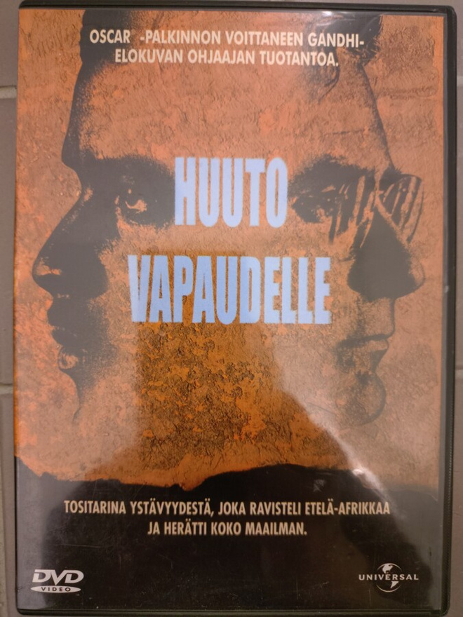 Huuto vapaudelle (Cry Freedom) DVD