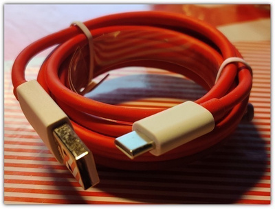 Realme / Oppo / OnePlus USB A -> USB C -kaapeli / 1m #31170