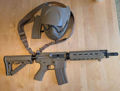 Airsoft G&G CM16 mod 0 dst + tarvikkeet