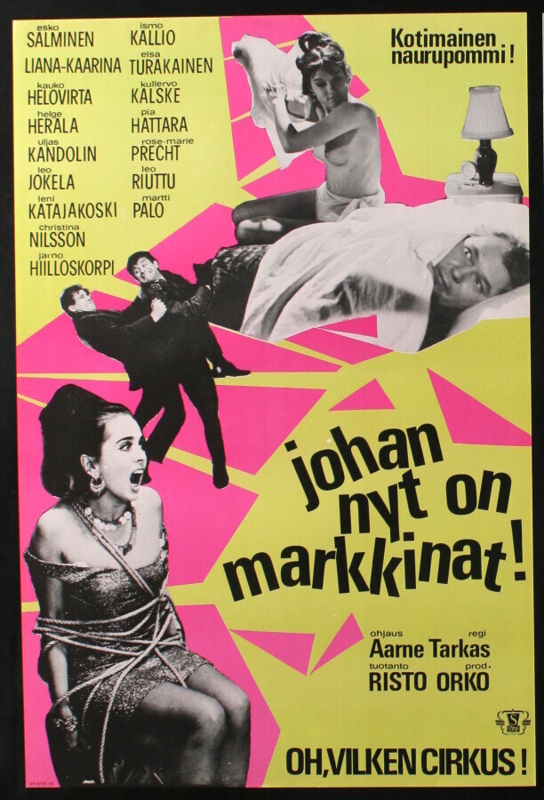 Vanha elokuvajuliste: Johan nyt on markkinat!