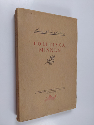 Theodor Cederholm : Politiska minnen