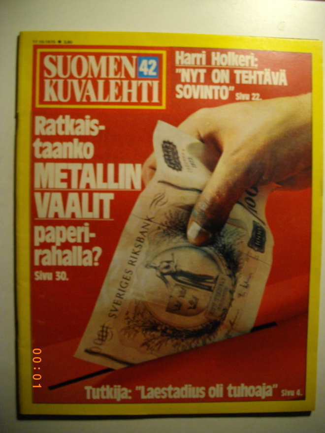 Suomen Kuvalehti Nro 42/1975. (6.3)