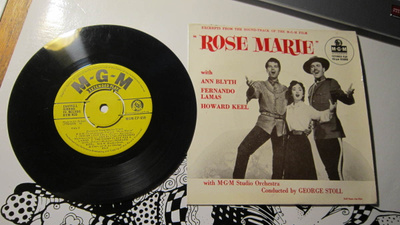 Film Rose Marie 7" EP UK 1958 MGM-EP 659