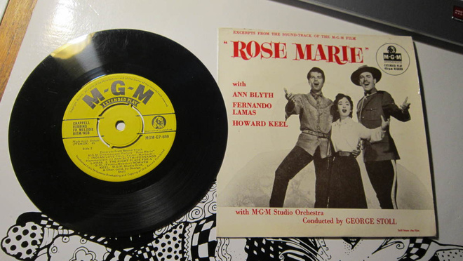 Film Rose Marie 7" EP UK 1958 MGM-EP 659
