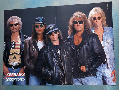 Scorpions / Joe Perry : Posteri 90 -luvun alusta