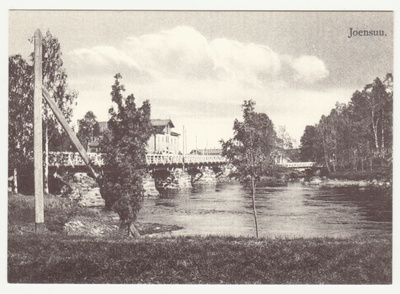 Joensuu silta vanha maisema