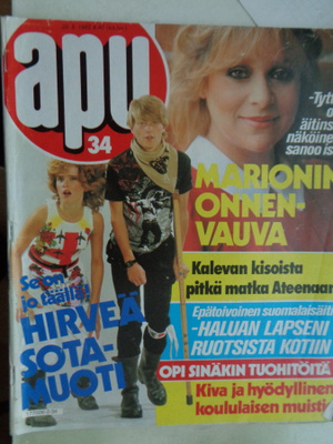Apu lehti Nro  34 /1982 (26.8)