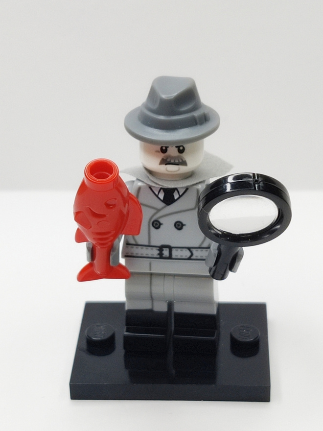 Lego Film Noir- etsivä figuuri