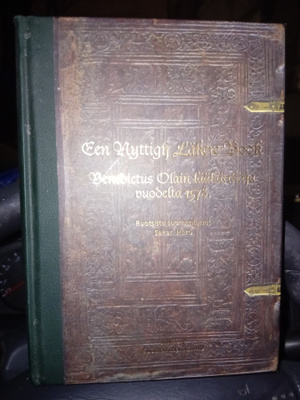 Benedictus Olain lääkärikirja 1578 näköispainos