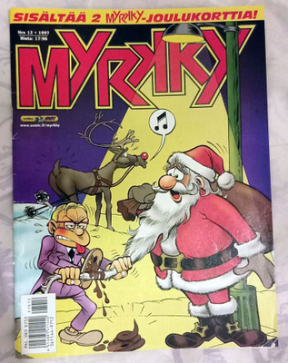 Myrkky 12/1997 - Kaksi joulukorttia mukana