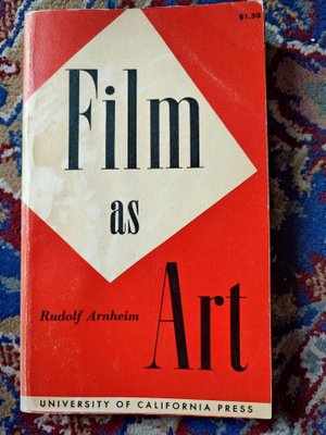 Film as Art Rudolf Arnheim
