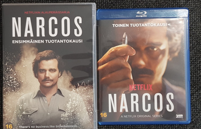 Narcos - Kausi 1 -DVD+ Kausi 2 Blu-Ray