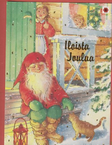 Aila Utriainen Tonttu ja kissa