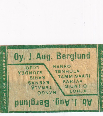 Hanko, Oy. J. Aug. Berglund b535
