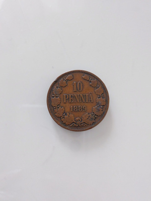 Suomi 10 penniä 1889