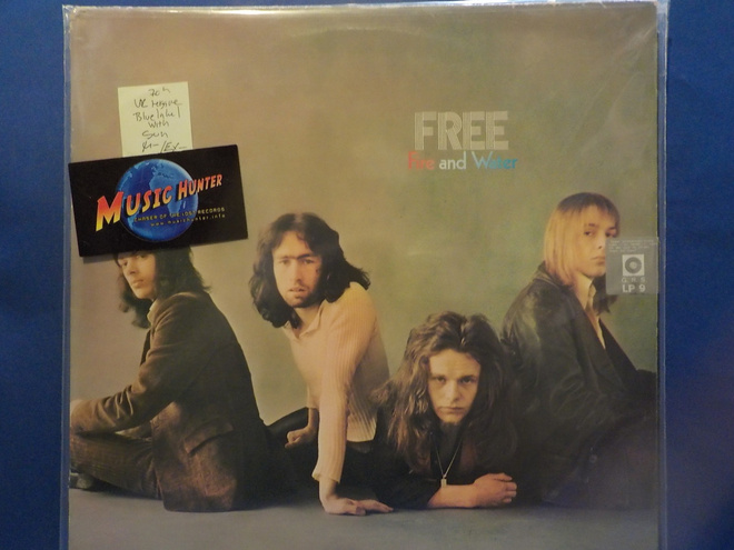 FREE - FIRE AND WATER - UK 70'S M-/EX- LP