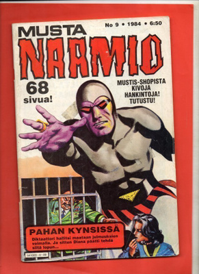 MUSTANAAMIO n:o 9 1984 Pahan kynsissä.