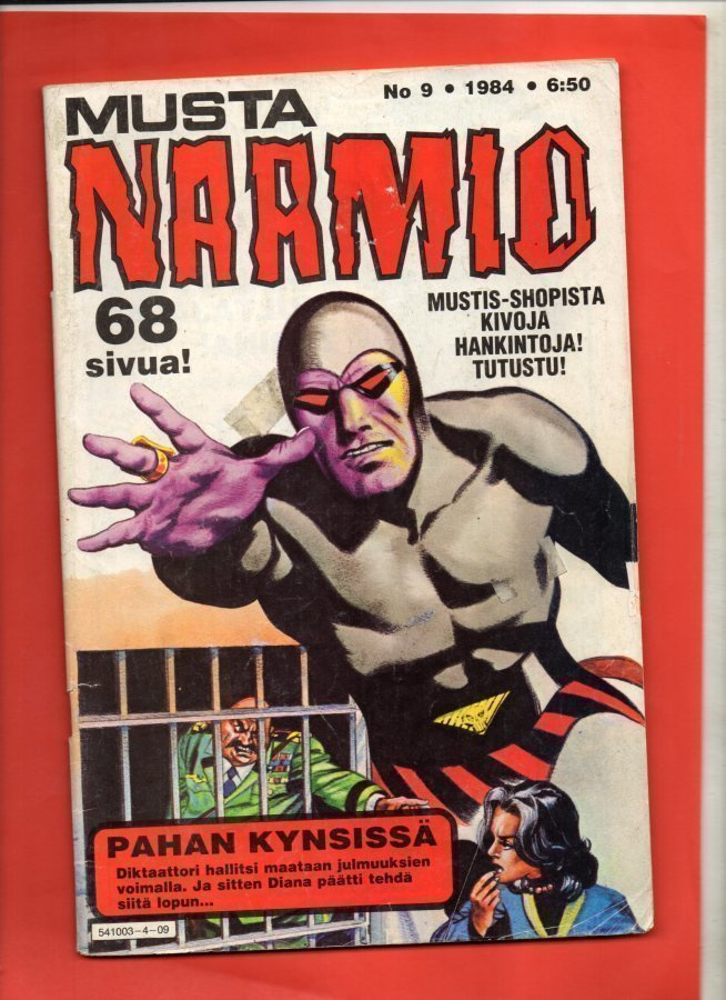 MUSTANAAMIO n:o 9 1984 Pahan kynsissä.