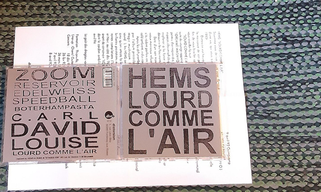 Hems - Lourd Comme L'air CD (noise-rock Ranska -94)