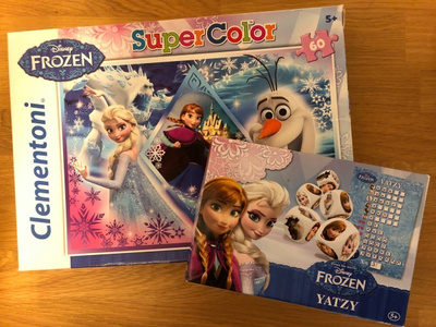 Frozen yatzy ja palapeli