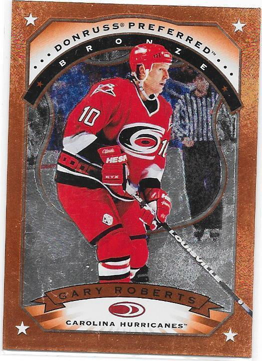 1997-98 Donruss Preferred Bronze #63 Gary Roberts Carolina