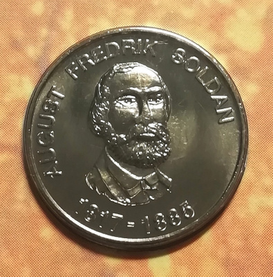 Rahapajan jetoni - August Fredrik Soldan, UNC