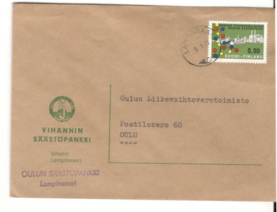 Vihanti/Lampinsa, v. 1970 firmakuori kotiseutukeräilijälle