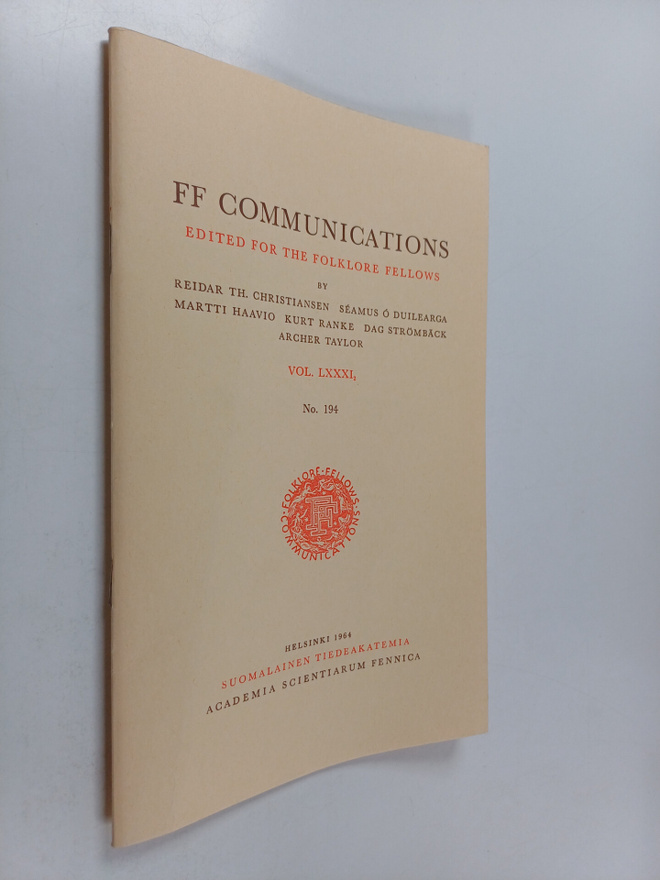Imre Katona : FF Communications Vol. LXXXI2, No. 194 : Hi...