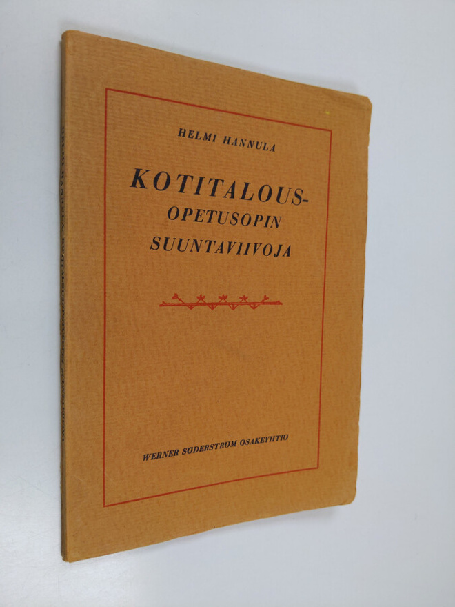 Kotitalousopetusopin suuntaviivoja