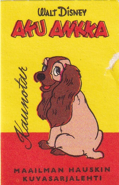Walt Disney, Aku Ankka, Kaunotar    b617
