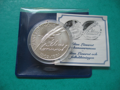 Suomi 10e hopea juhlaraha Elias Lönnrot - 2002