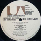 Cornelius Brothers And Sister Rose - Big Time Lover LP - pikkukuva 5