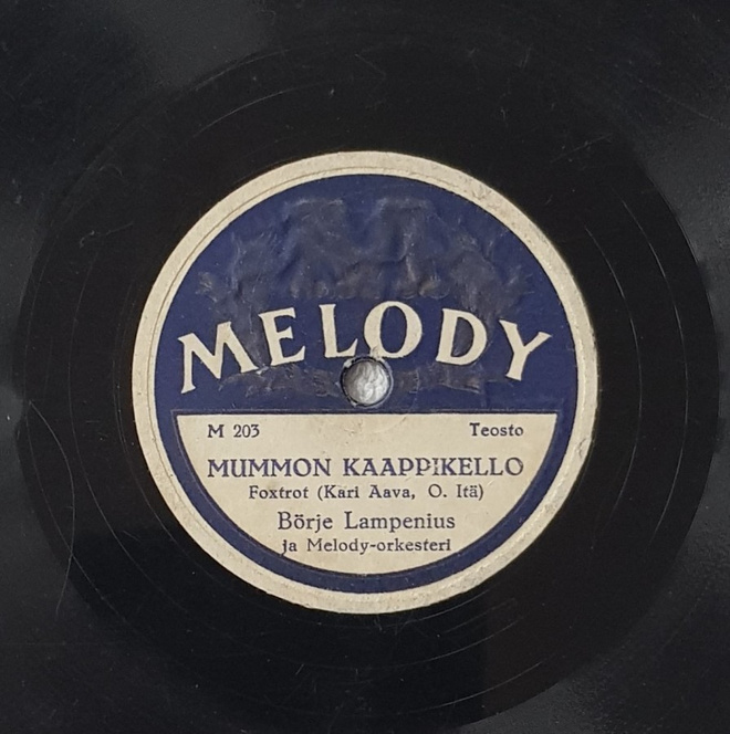 Savikiekko 1954 - Börje Lampenius - Melody M 203