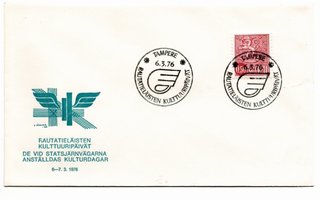 Tampere: VR:n kulttuuripäivät ( erikoisleima 6.3.1976)