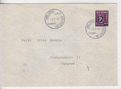 FDC 1948 M30 10/12 mk pp.