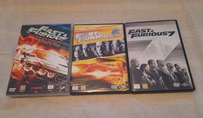 Fast & furious 1-7 dvd