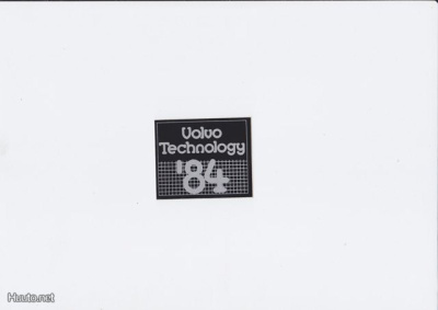 Volvo Technology -tarra, 1984