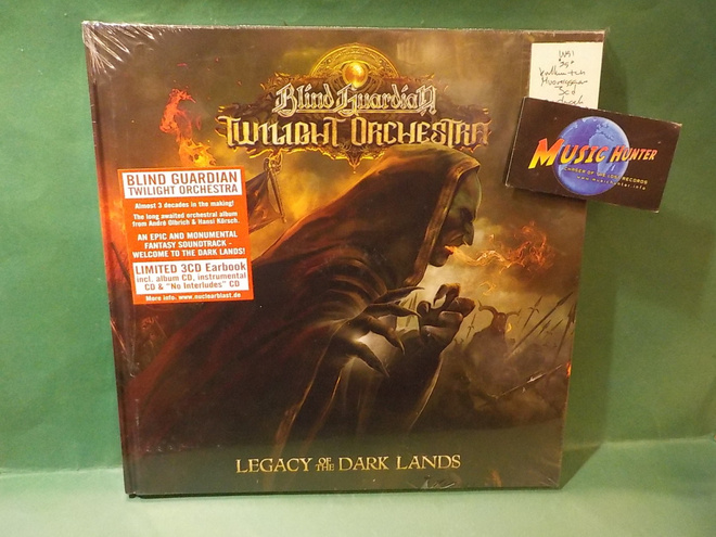 BLIND GUARDIAN TWILIGHT ORCHESTRA UUSI 3CD EARBOOK