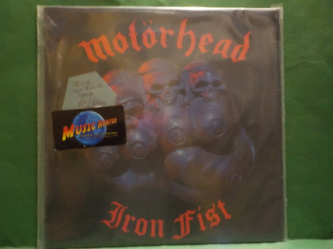 MOTÖRHEAD - IRON FIST EX/EX+ LP RARE!