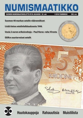 NUMISMAATIKKO 1+2+3+6/2016