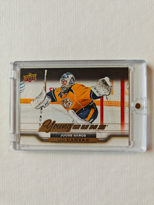 Juuse Saros - 15-16 UD Young Guns Canvas