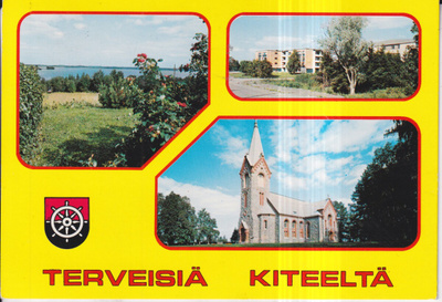Kitee, vaakuna, sommitelmakortti . p90