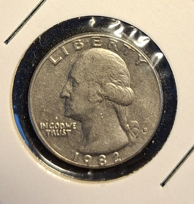 USA neljännes dollari 1982