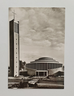 Sennestadt Kath Pfarrkirche - vanha saksalainen postikortti