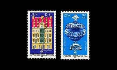 DDR 2891-2 ** Leipzigin kevätmessut (1984)