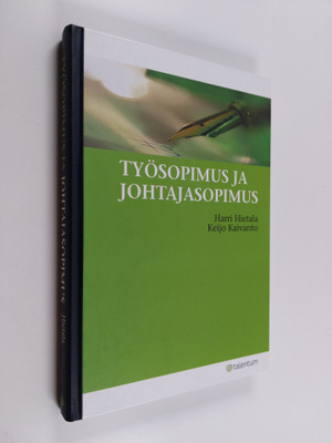 Harri Hietala : Työsopimus ja johtajasopimus