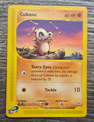 Cubone aquapolis 72/147!