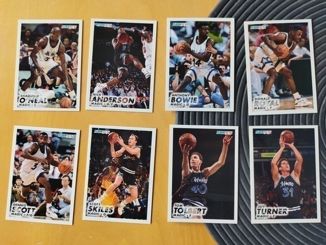 8kpl Orlando Magic NBA-koripallokortteja