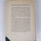 David (toim.) Katz : Psykologian käsikirja - pikkukuva 2