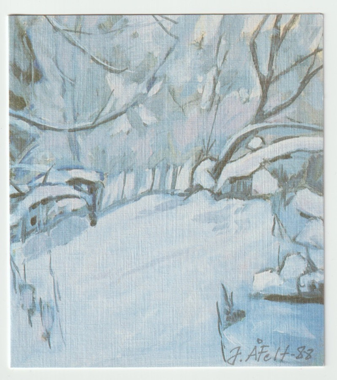 Joel Åfelt : TALVINEN PUUTARHA  1988  (R)